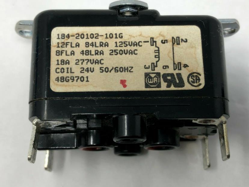 Lennox RELAY I.D. BLOWER SPST, 24V, 48G97, NOS - Northside Material Brokers