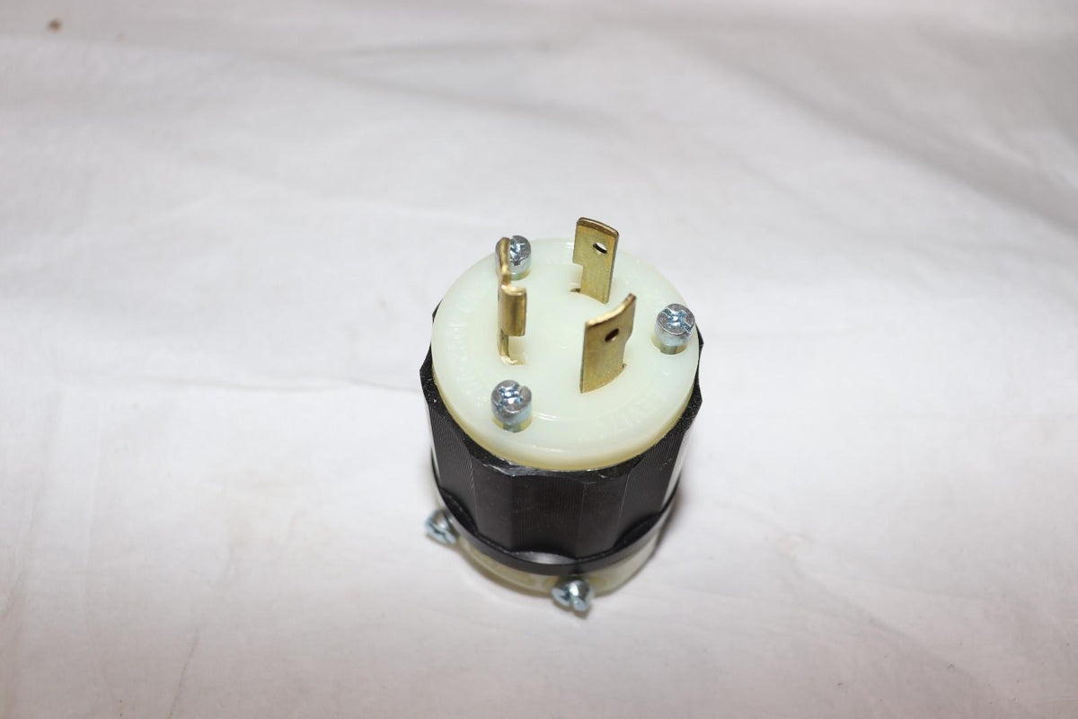 Leviton 2321 L6-20P Locking Plug 20A 250V Nylon Grounding - Northside Material Brokers