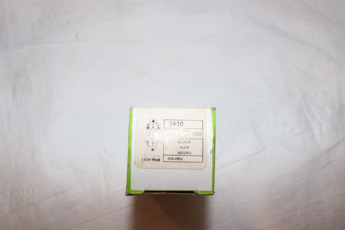 LEVITON 2430 LOCKING RECEPTACLE 3PH-4W GROUNDING, L16-20 , 20 A 480V - Northside Material Brokers