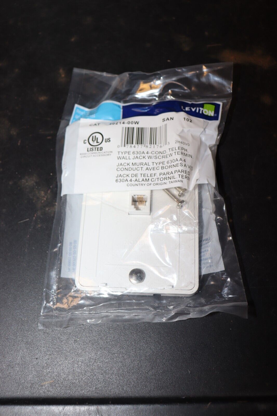 LEVITON 40214-00W WALL PLATE, NEW, FREE SHIPING - Northside Material Brokers