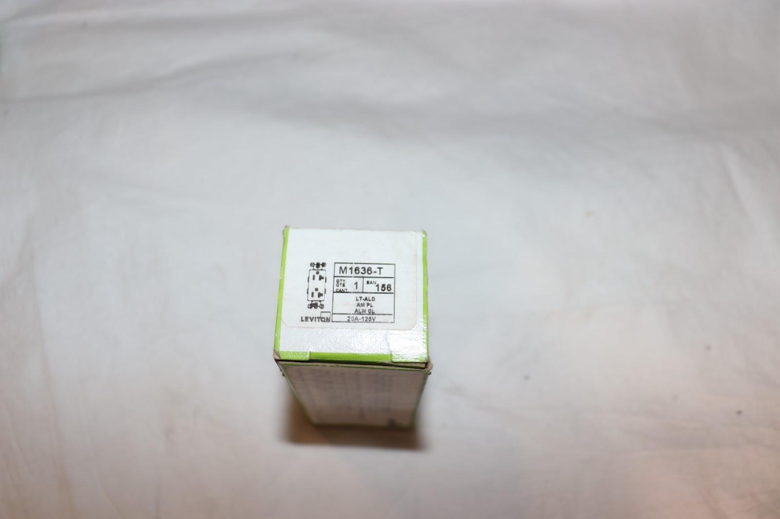 Leviton M1636-T Decora Plus Duplex Receptacle 20A 125V Industrial Grade Tan - Northside Material Brokers