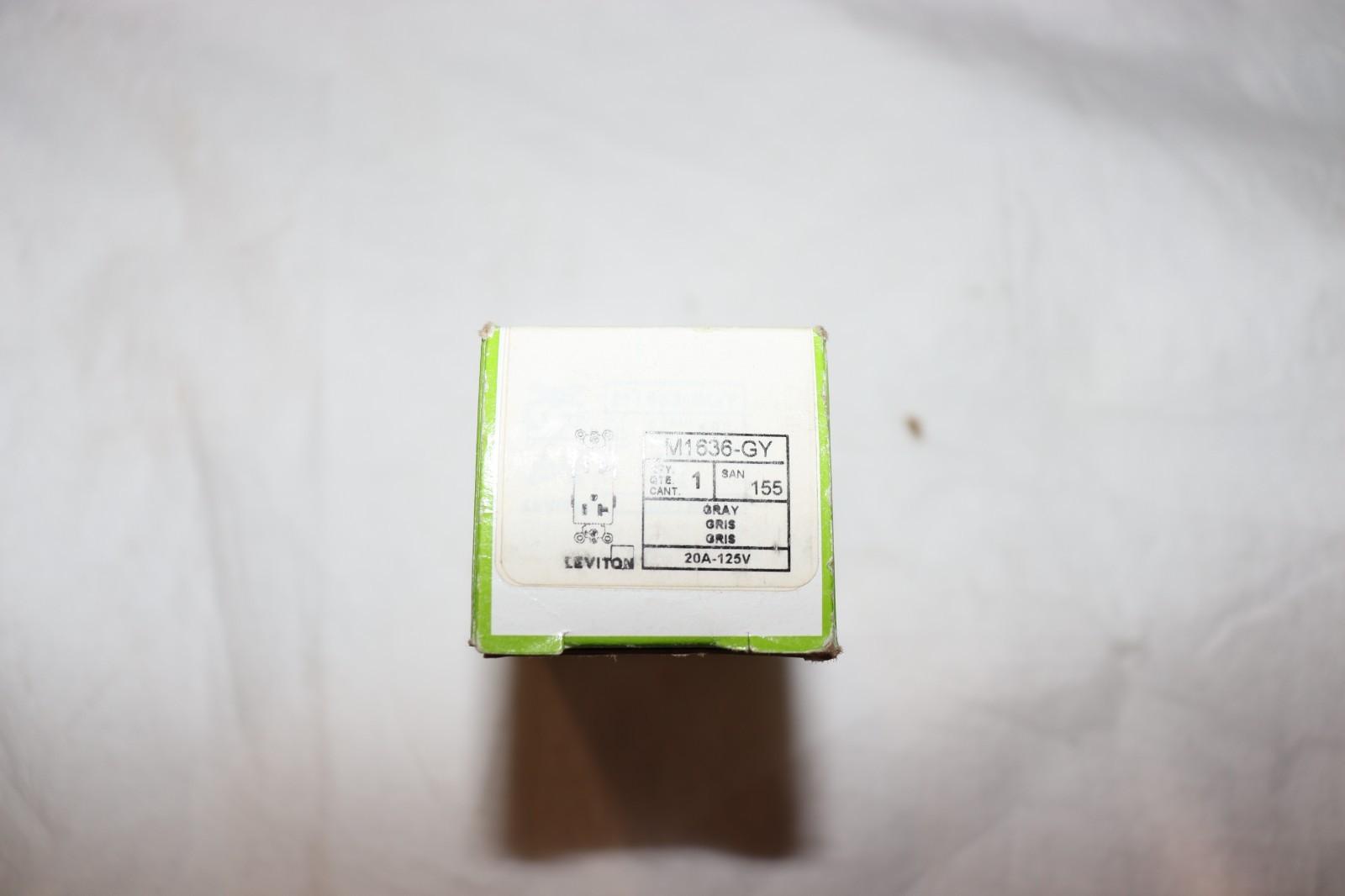 Leviton M1636-W Decora Plus Duplex Receptacle 20A 125V Industrial Grade White - Northside Material Brokers
