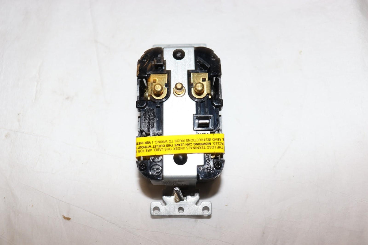 LEVITON MGFN2-E 20A 125V RECEPTACLE, Self Test GFCI Outlet, Black, Lev-Lock - Northside Material Brokers