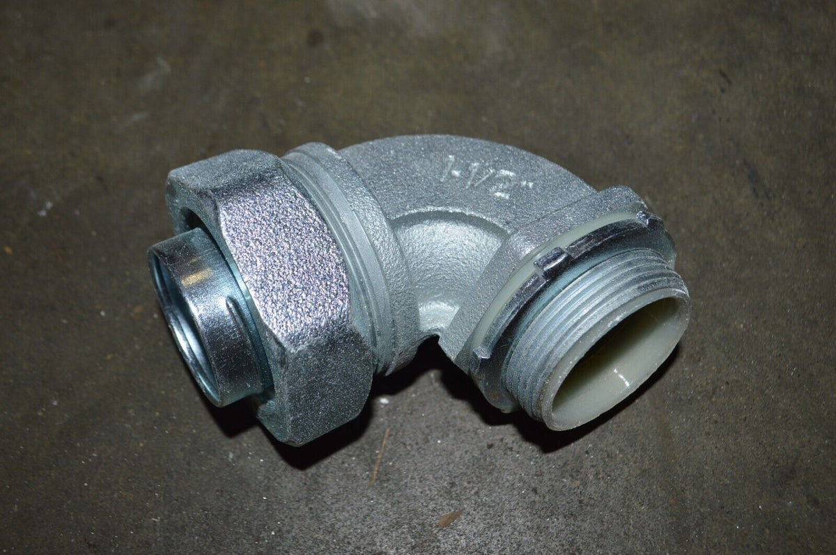 LIQUID TIGHT 90 DEGREE 1.5 ELBOW CONDUIT CONNECTOR, 2 PACK - Northside Material Brokers