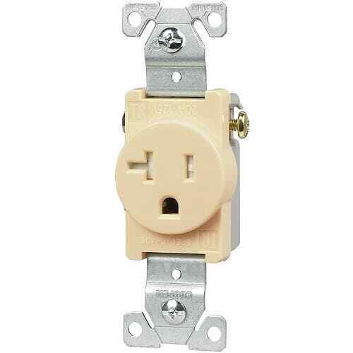 Lot of 10 Eaton Wiring 20 Amp NEMA 5-20R 125V Straight Blade Single Receptacle - Northside Material Brokers