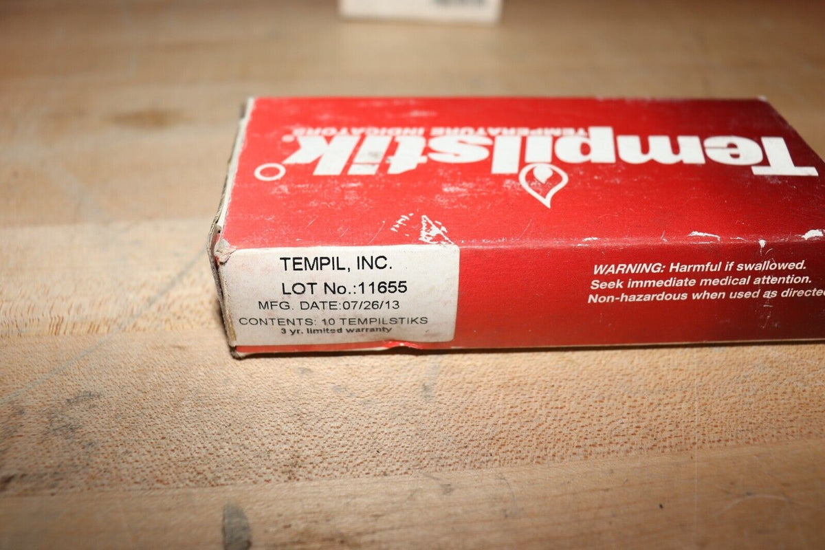 LOT OF 2 - Tempilstik 488° (2 Boxes of 10) - Northside Material Brokers