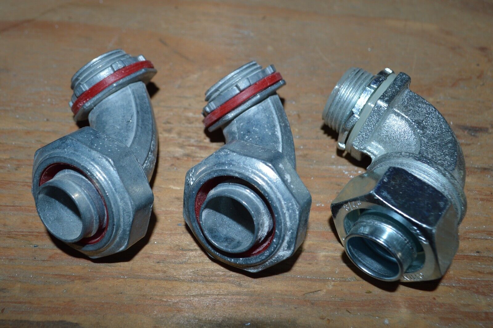 (LOT OF 3) 3/4 LIQUIDTIGHT 90 DEGREE ELBOWS ***SEE PICTURES*** - Northside Material Brokers