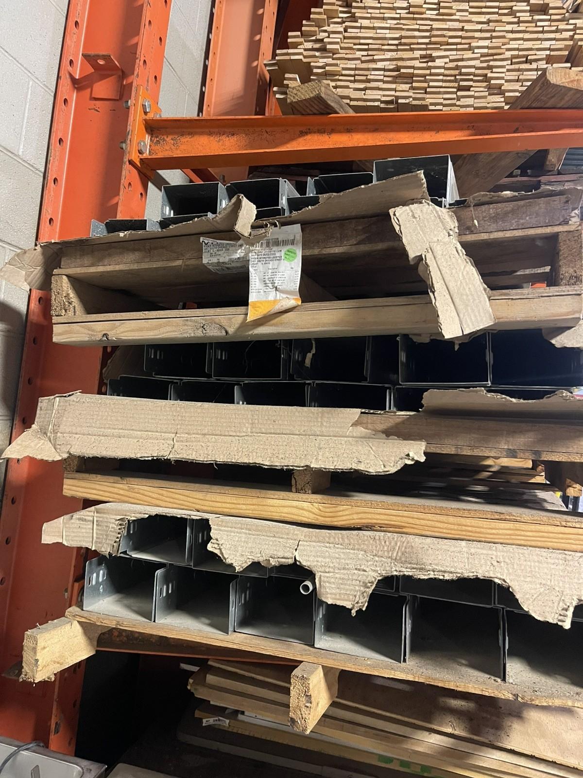 LOT OF 33 - Draka Elevator Wireway 4"x6"x120" Galvanized Metal UGTR-46120CSA - Northside Material Brokers