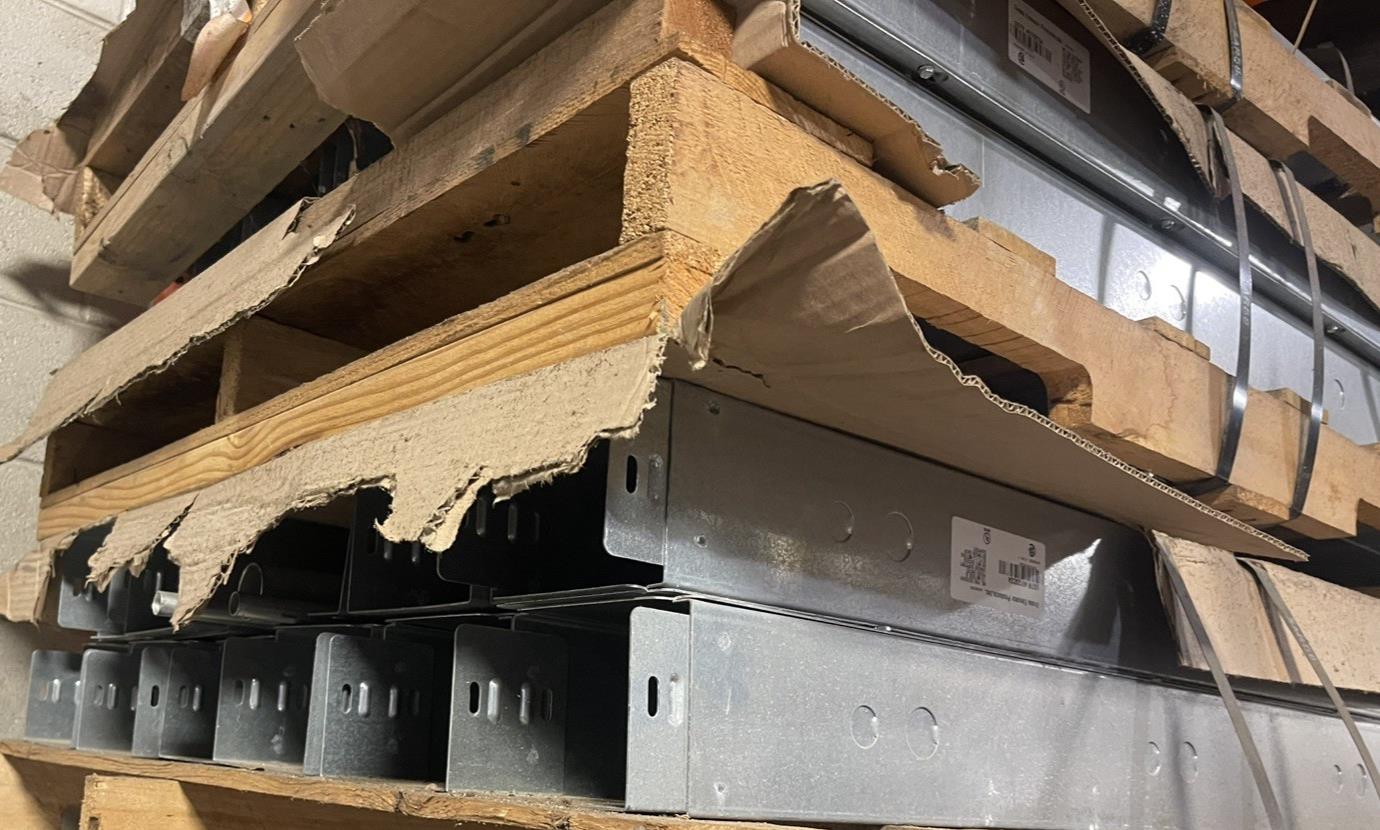 LOT OF 33 - Draka Elevator Wireway 4"x6"x120" Galvanized Metal UGTR-46120CSA - Northside Material Brokers
