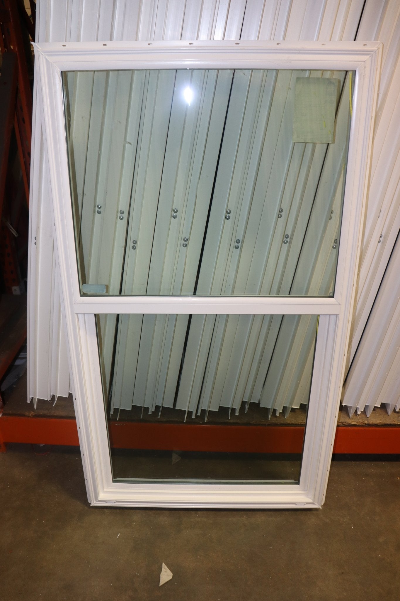 LUX 700 Series, White Vinyl Window, 1/1, E366 low-E Argon, 30" x 54" with Screen - Northside Material Brokers