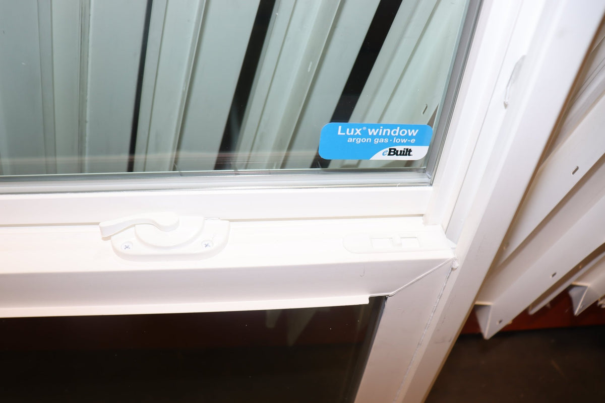 LUX 700 Series, White Vinyl Window, 1/1, E366 low-E Argon, 36" x 36" with Screen - Northside Material Brokers