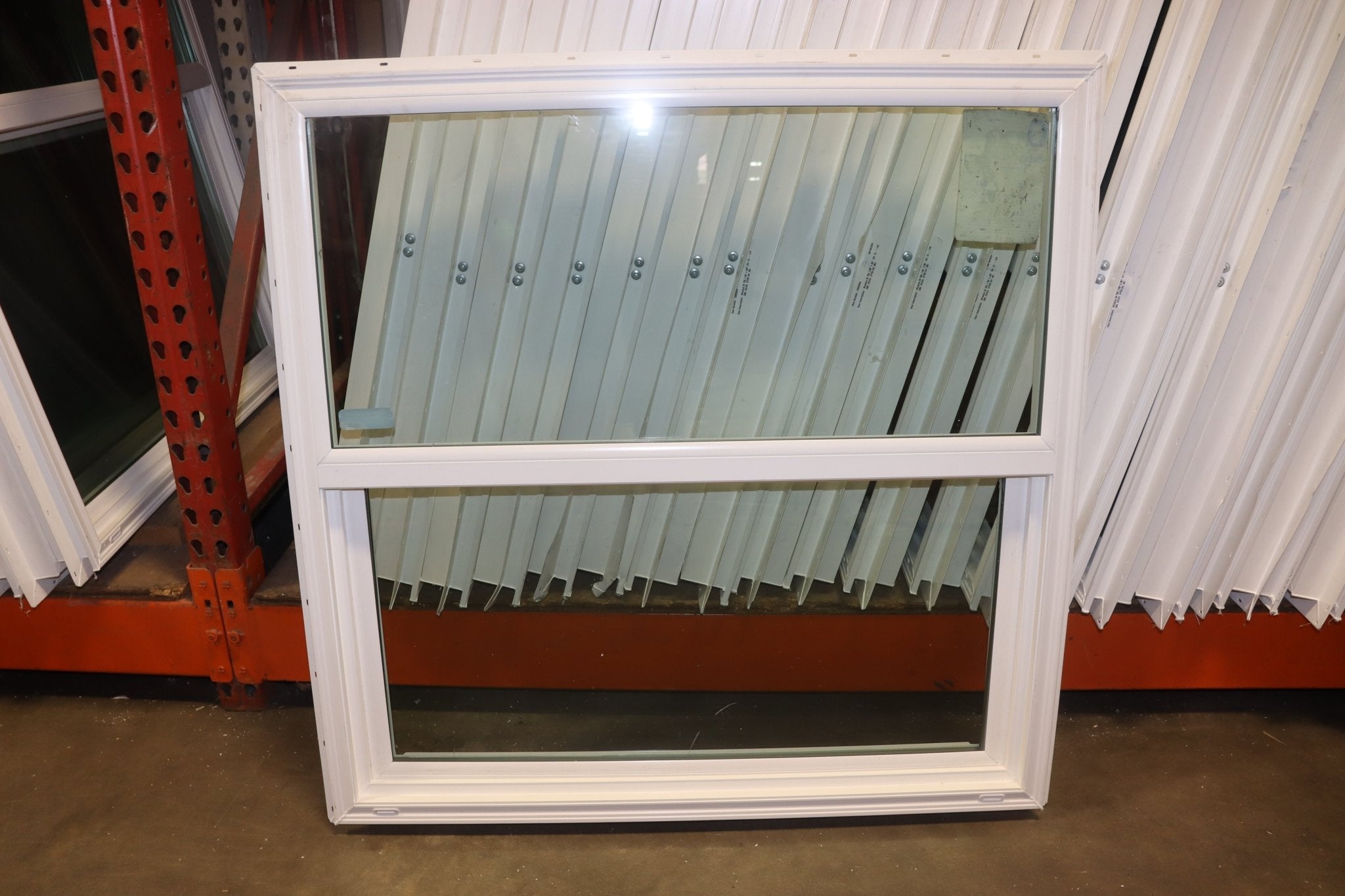 LUX 700 Series, White Vinyl Window, 1/1, E366 low-E Argon, 36" x 36" with Screen - Northside Material Brokers