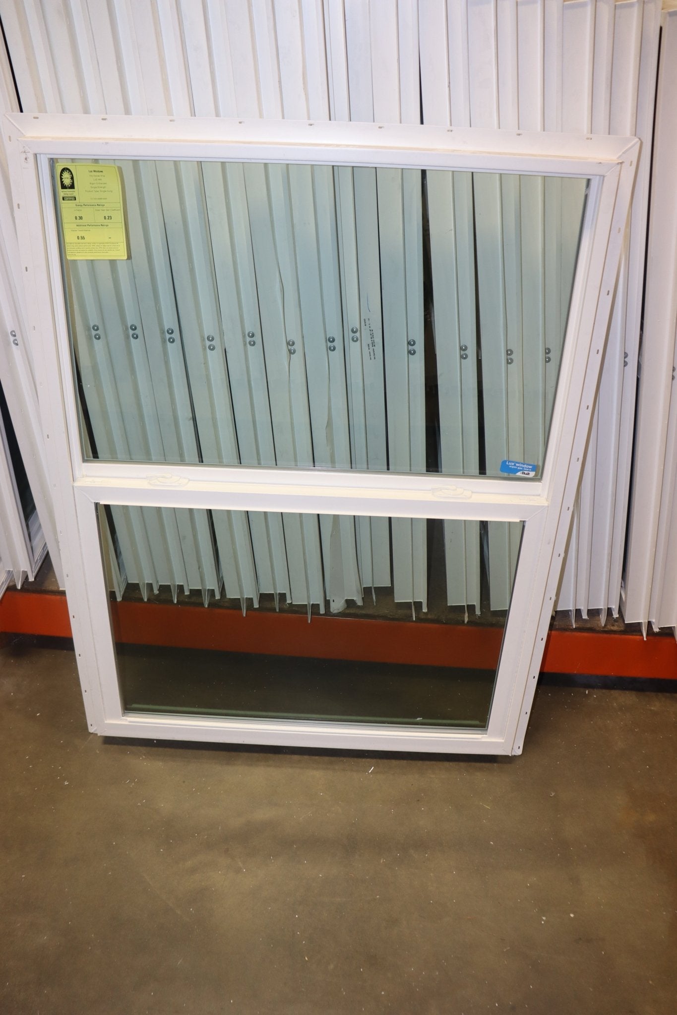 LUX 700 Series, White Vinyl Window, 1/1, E366 low-E Argon, 36" x 48" with Screen - Northside Material Brokers