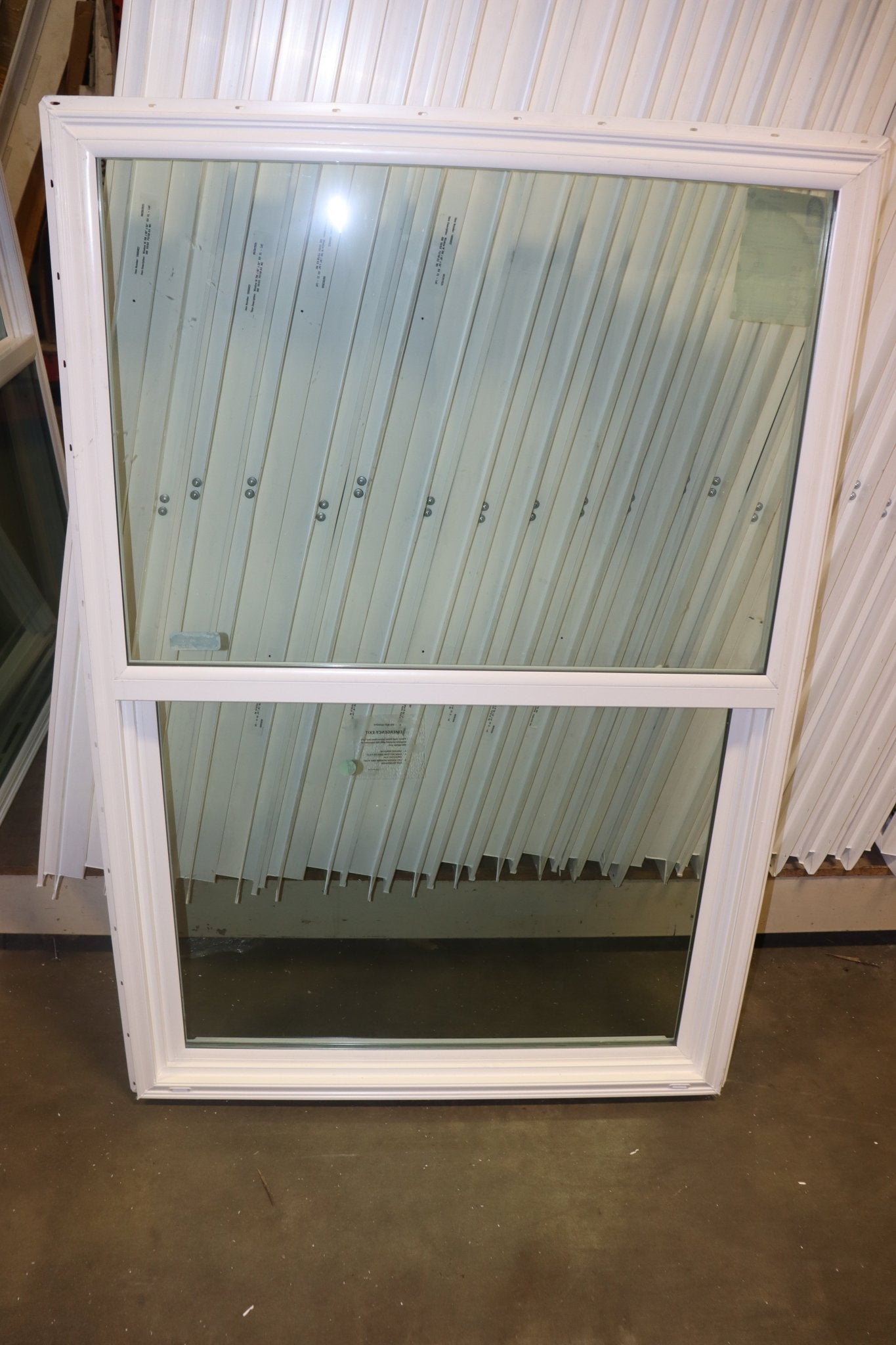 LUX 700 Series, White Vinyl Window, 1/1, E366 low-E Argon, 36" x 54" with Screen, Egress Rated - Northside Material Brokers