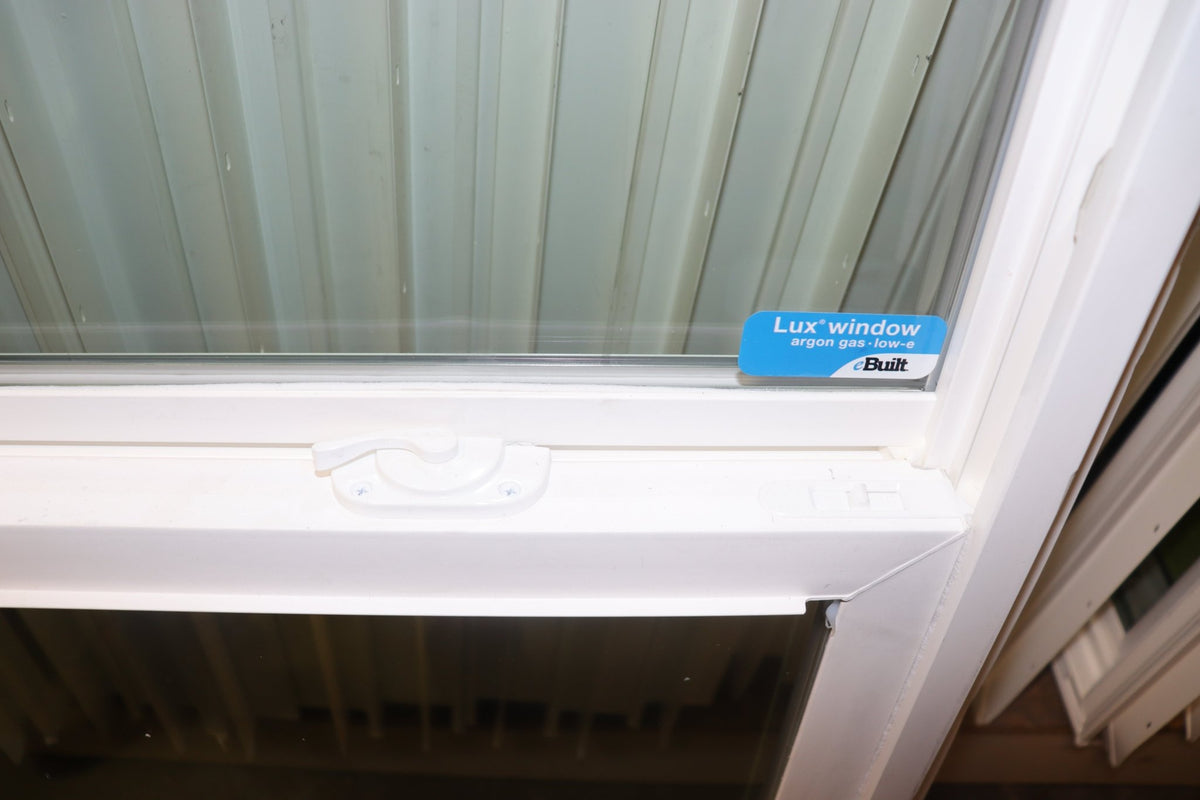 LUX 700 Series, White Vinyl Window, 1/1, E366 low-E Argon, 36" x 60" with Screen, Egress Rated - Northside Material Brokers