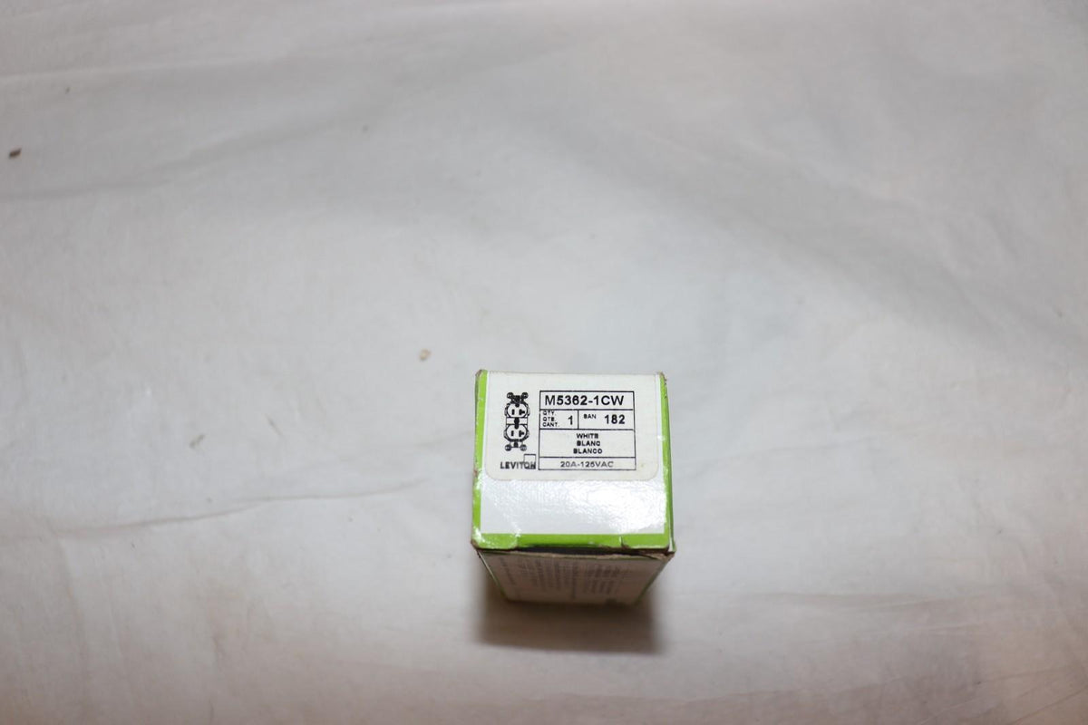 M5362-1CW Leviton Controlled Receptacle 20A 125VAC, Lev-Lock NIB - Northside Material Brokers