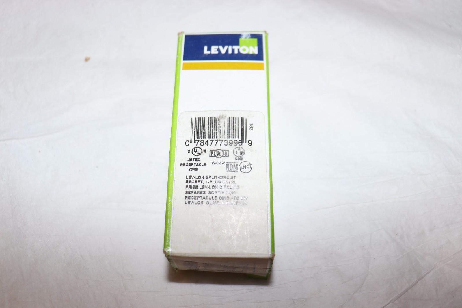 M5362-1CW Leviton Controlled Receptacle 20A 125VAC, Lev-Lock NIB - Northside Material Brokers
