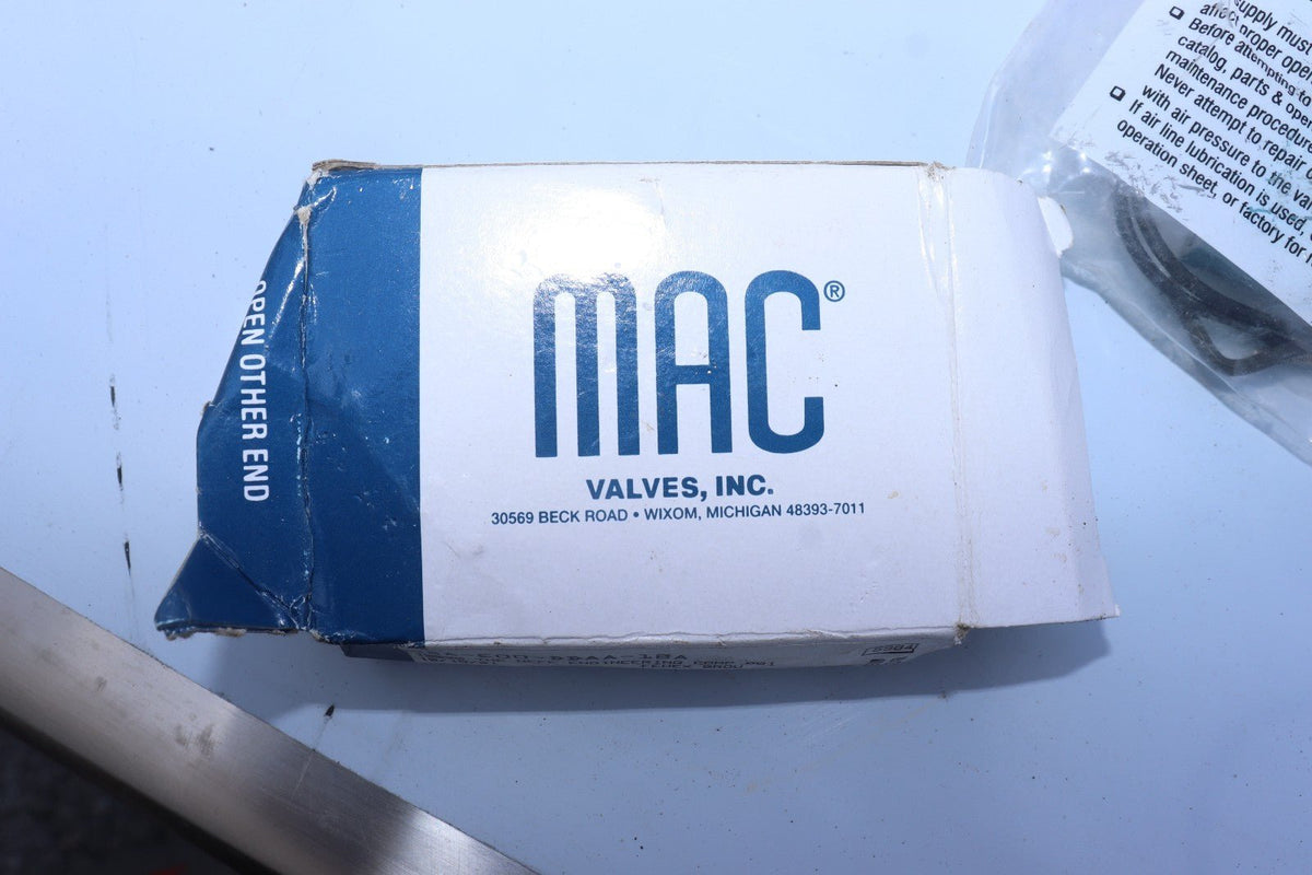 Mac Valves Solenoid Valve 35A-E00-DDAA-1BA, New - Northside Material Brokers