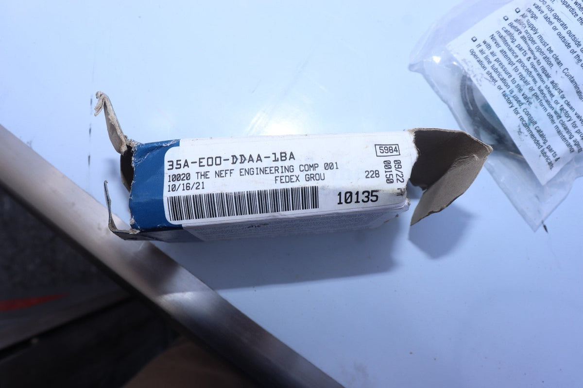 Mac Valves Solenoid Valve 35A-E00-DDAA-1BA, New - Northside Material Brokers