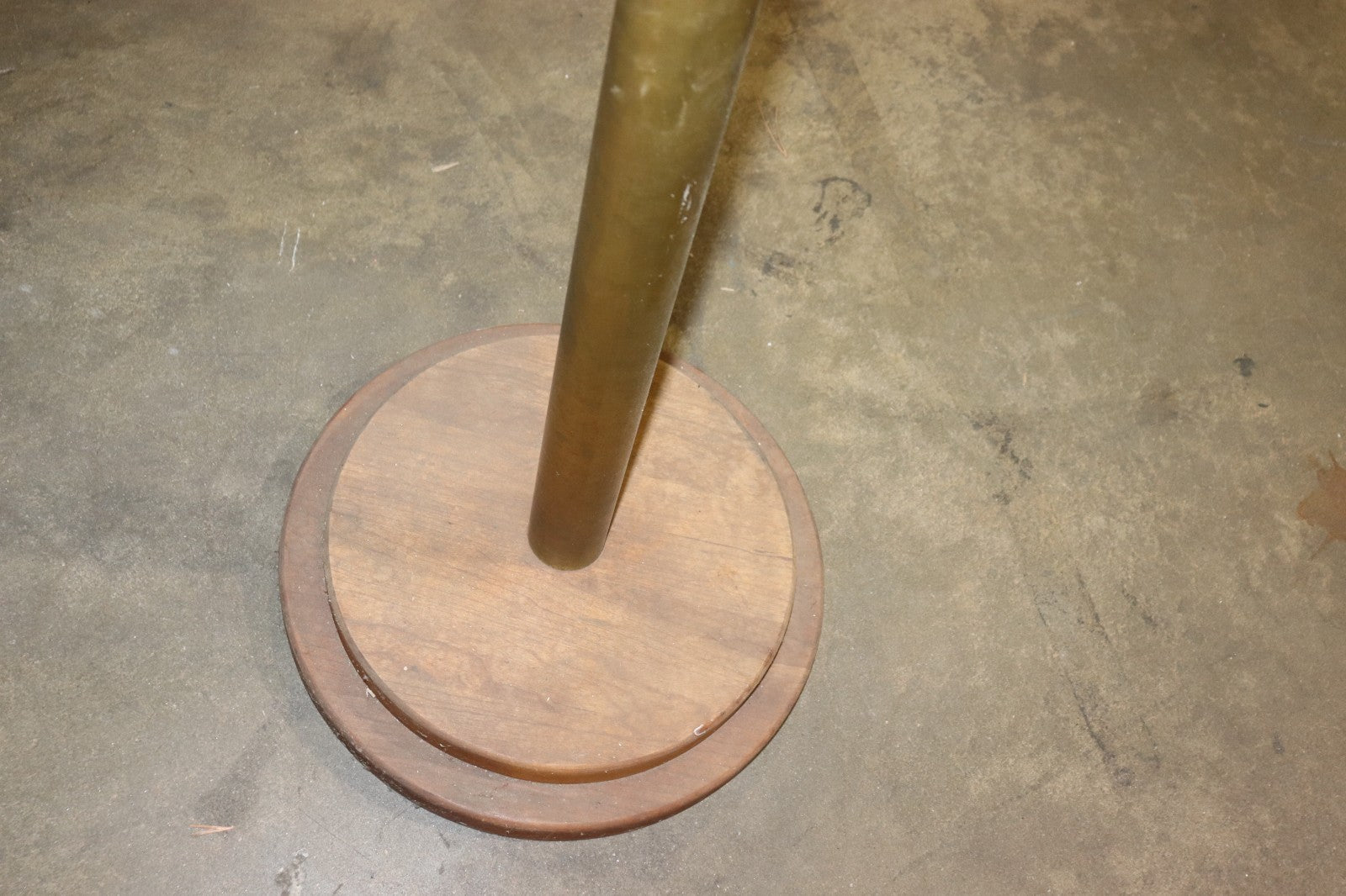 Marine Brass Telegraph 7” - Nautical Ship Engine Room Decor with Wood Base - Northside Material Brokers