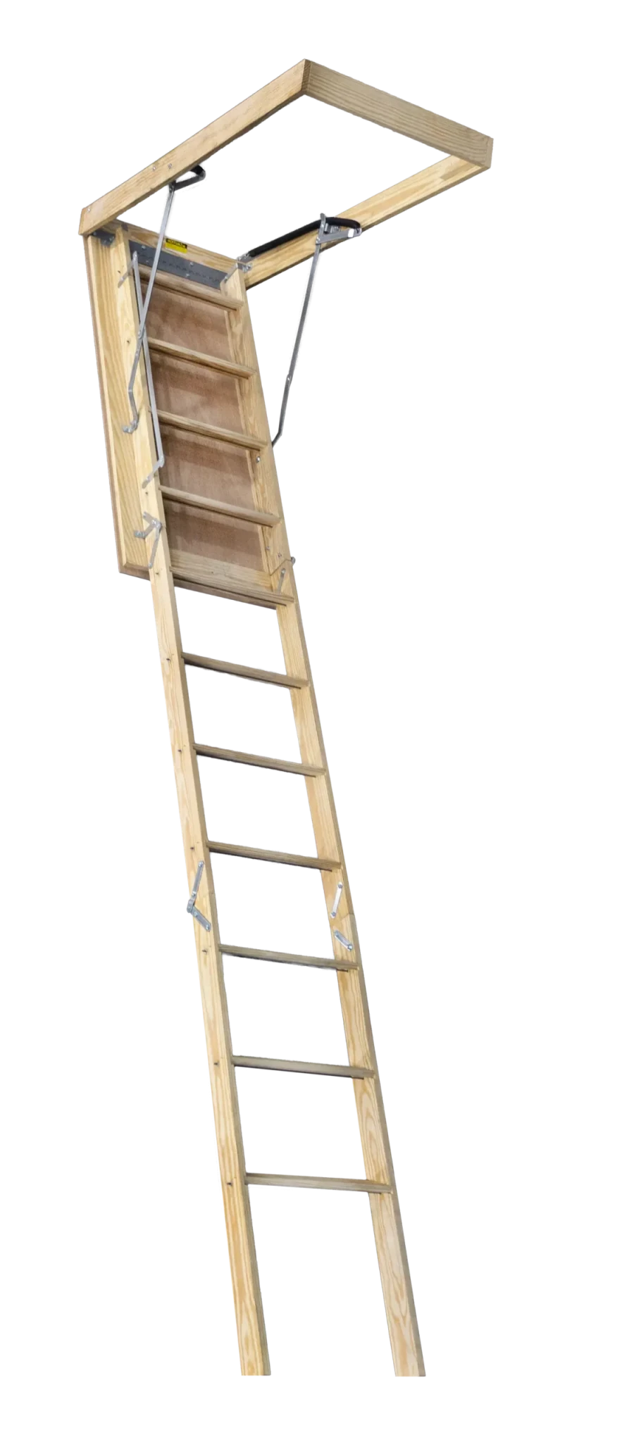 Marwin A-101 Attic Ladder, 10 ft H Ceiling, 25-1/2 x 54 in Opening, 250 lb - Northside Material Brokers