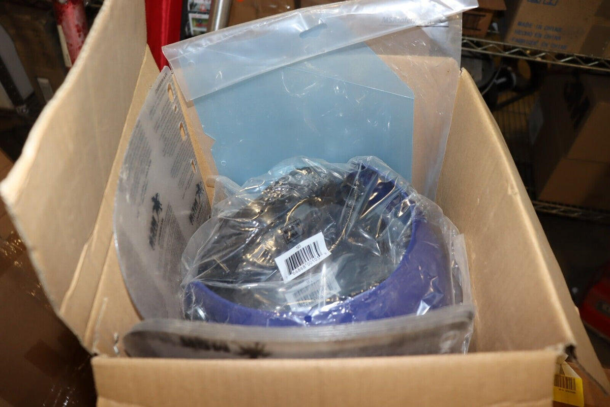 MCR Safety 103 Faceshield Headgear With Adjustable Headband, Blue, CRW103 - Northside Material Brokers