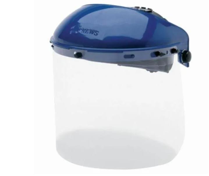 MCR Safety 103 Faceshield Headgear With Adjustable Headband, Blue, CRW103 - Northside Material Brokers