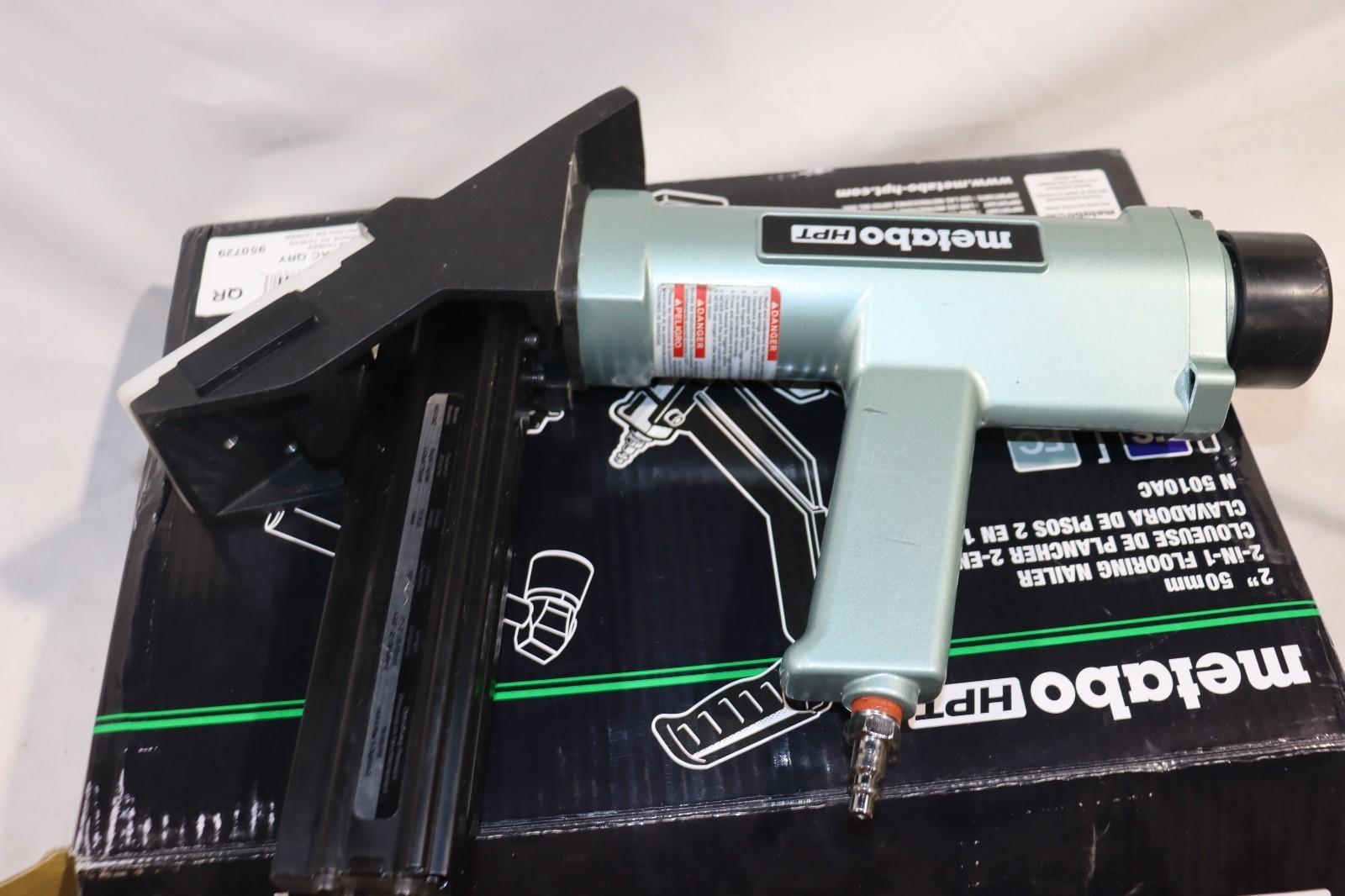 Metabo HPT N5010AC 2-in-1 Flooring Nailer and Stapler, 1" - 2" - Northside Material Brokers