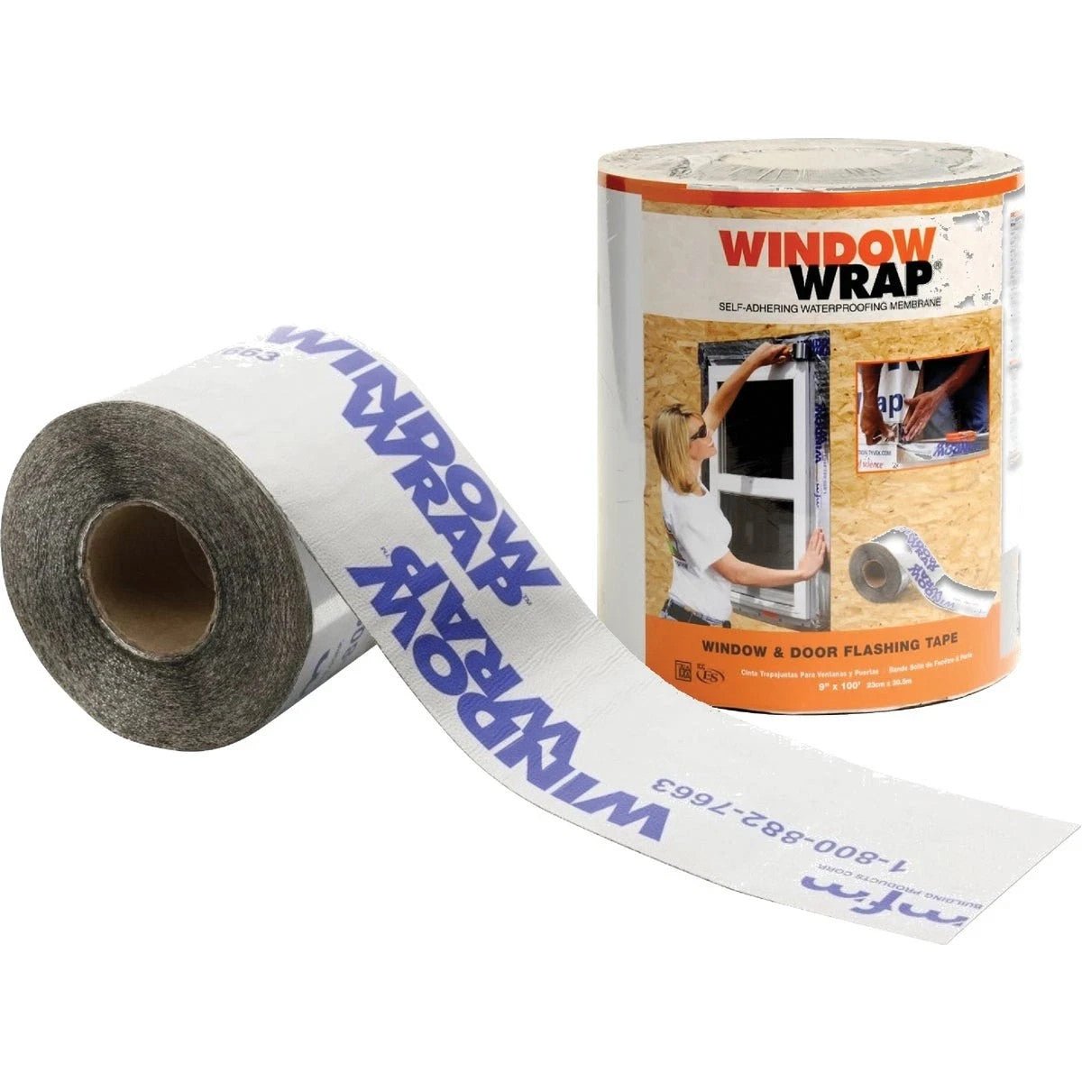 MFM PSX-20 WindowWrap 9 In. x 100 Ft. Flashing Tape 45999 MFM PSX-20 Window Wrap - Northside Material Brokers