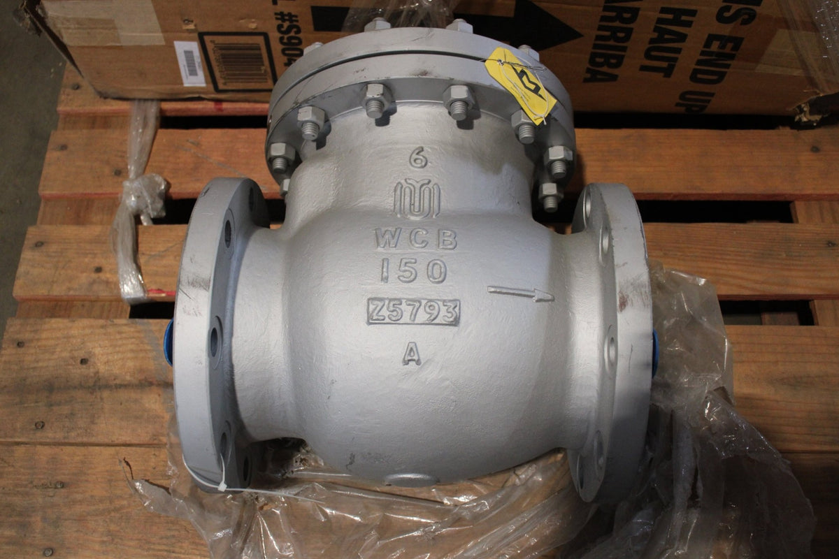 Milwaukee Valve 1570CB2SCM060 6-Inch Cast Carbon Steel Horizontal Swing Check Valve - Northside Material Brokers