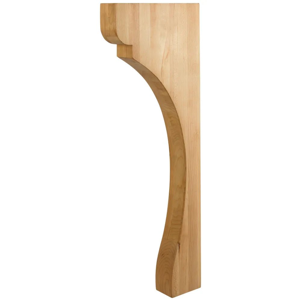 Minimalist Vent Hood Cherry Corbel 2" W x 8" D x 22" COR40-CH - Northside Material Brokers