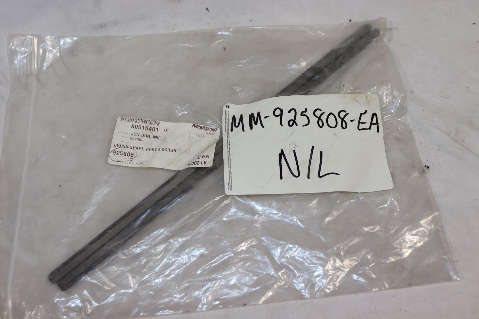 Minuteman 925808 Brush Shaft, Port A Scrub, (2 Shafts) - Northside Material Brokers