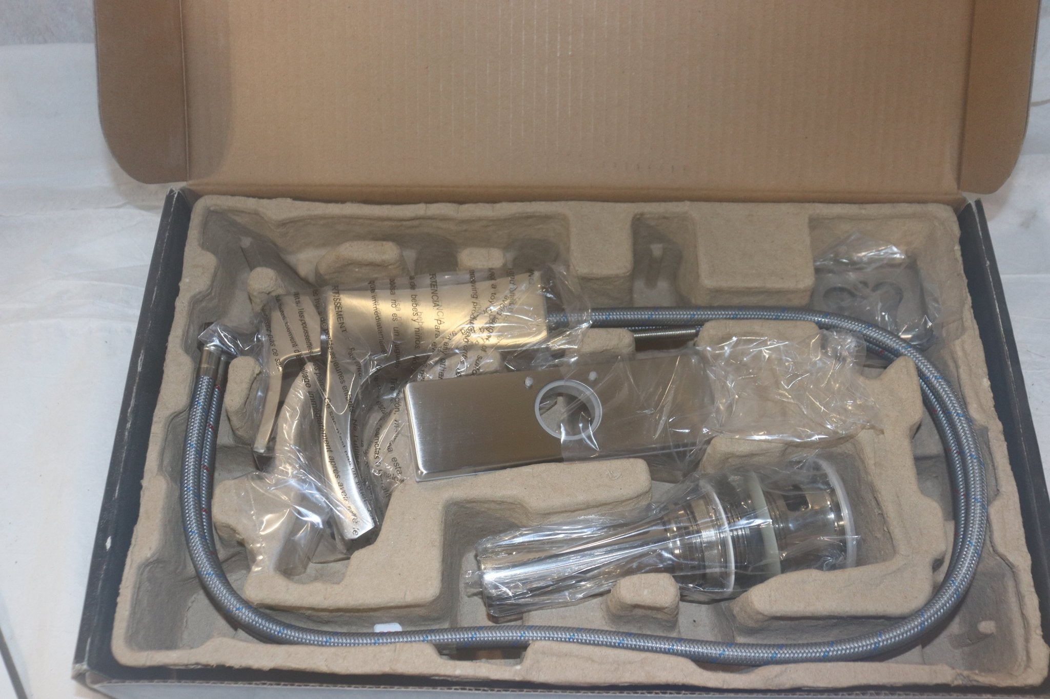Mirabelle MIRWSCVL105BN Vilamonte Single Handle Bath Faucet, Brushed Nickel, 1.2GPM - Northside Material Brokers