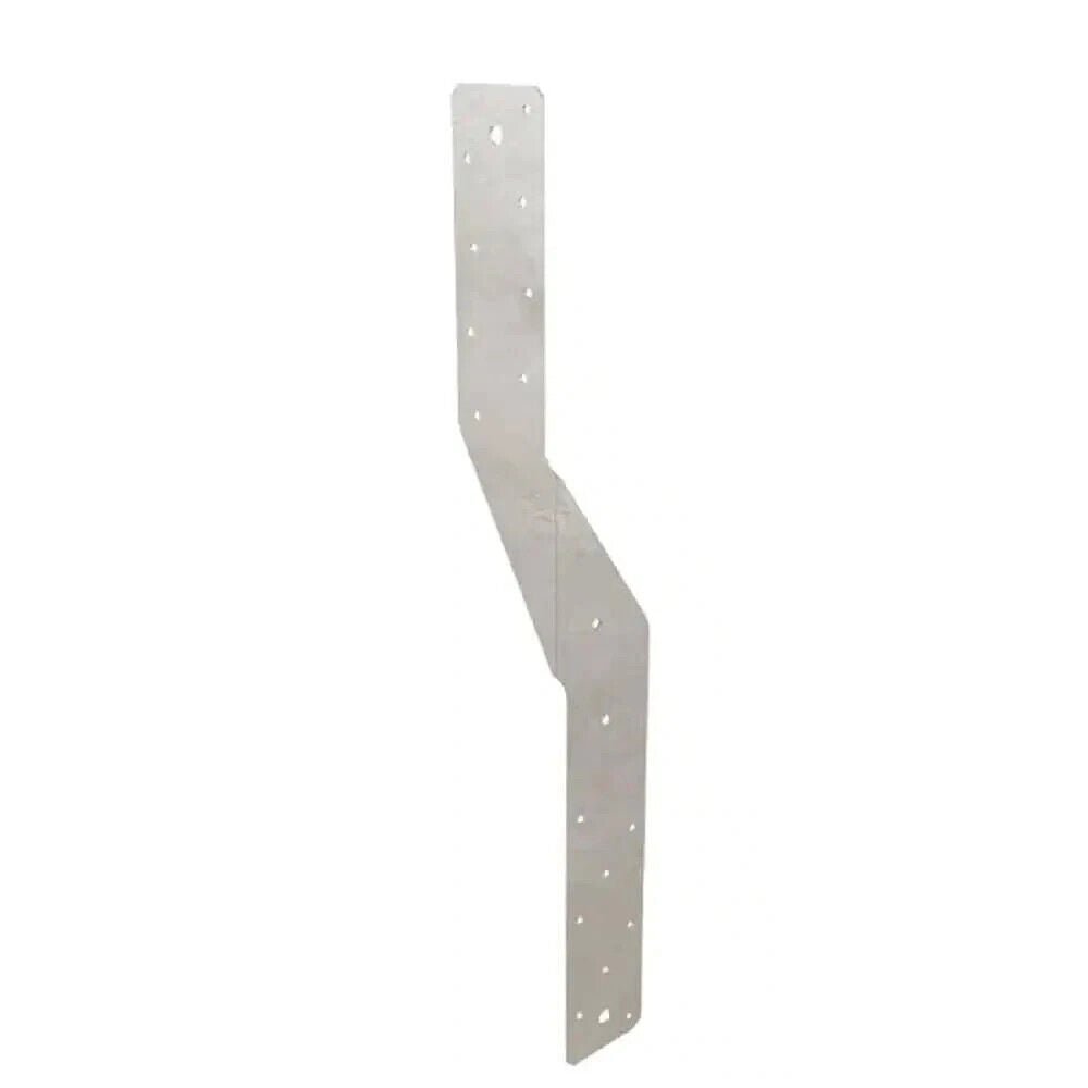 MITEK 2-1/4 in. x 19-1/8 in. 16-Gauge G90 Hurricane Tie, PACK OF 10 - Northside Material Brokers