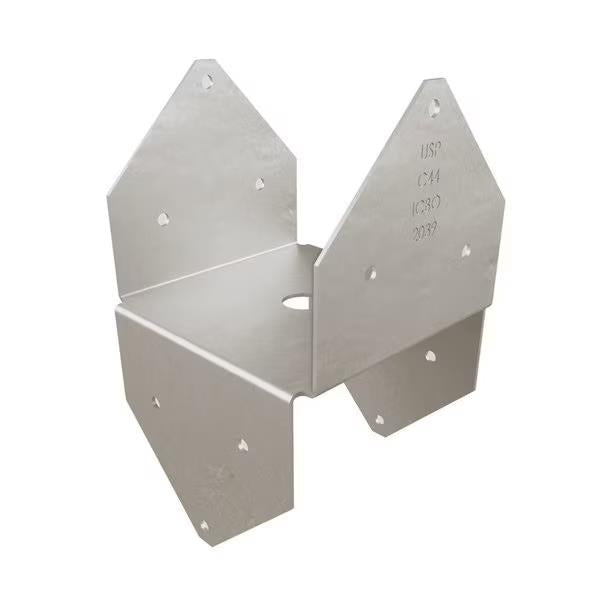 MiTek C44-TZ Post Cap, Steel, Zinc, 4 X 4 Post Cap - Northside Material Brokers