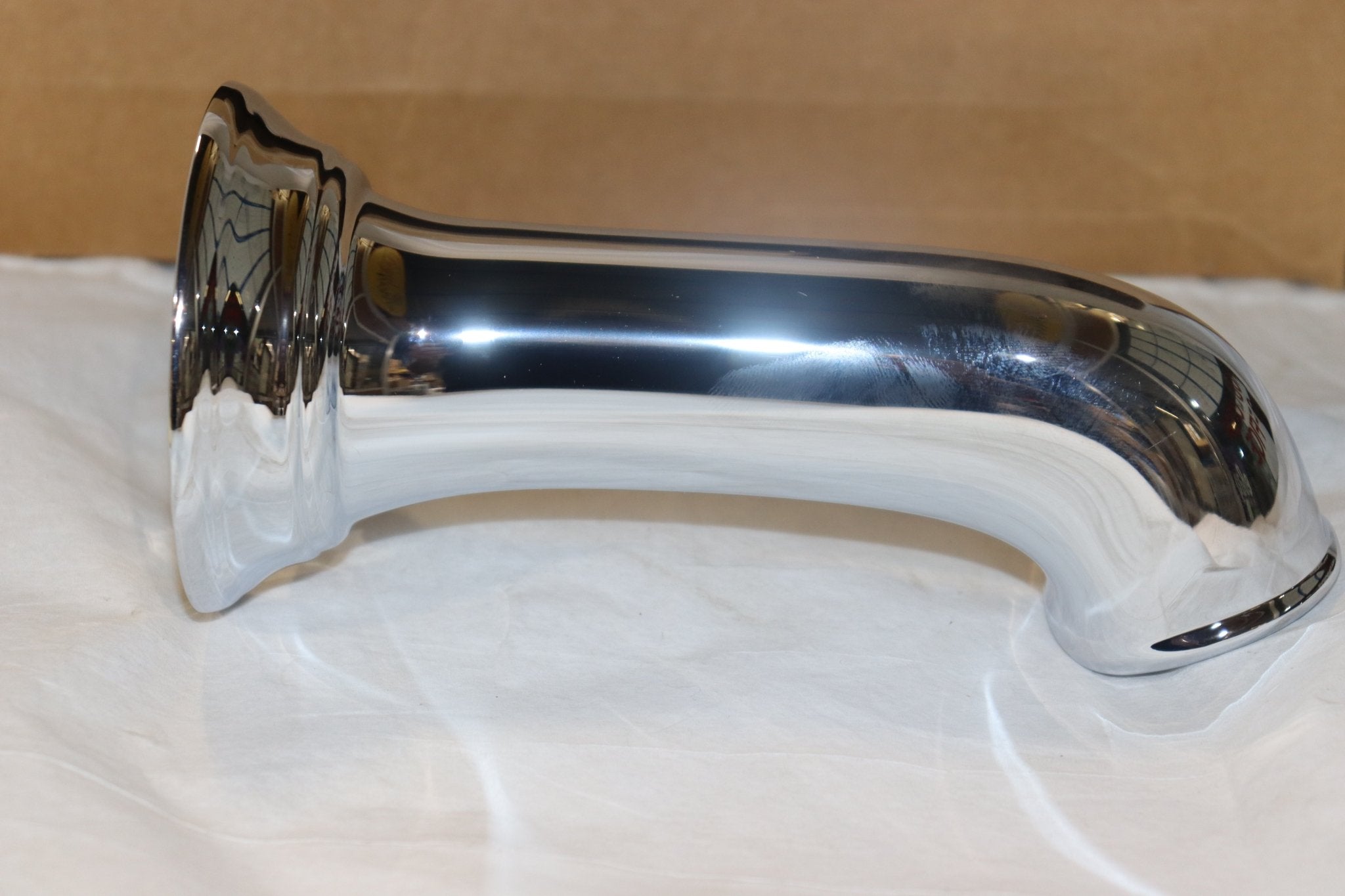 Moen 3858 Branford Slip Fit Tub Filler 7-1/4", Polished Chrome - Northside Material Brokers