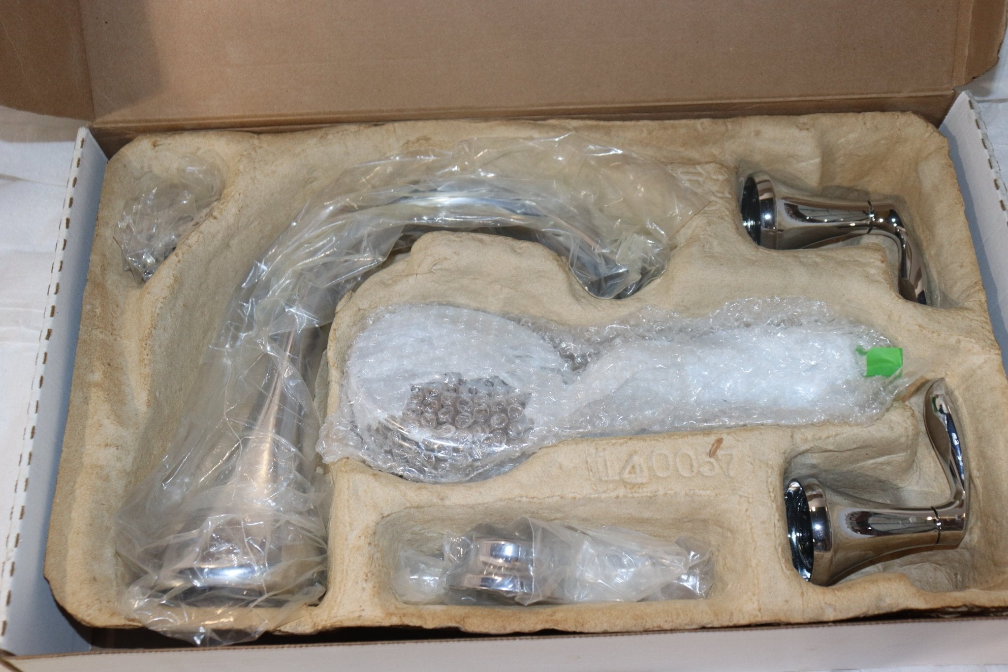 Moen Eva™ Two Handle Roman Tub Faucet Chrome w/ Hand Wand Trim, MT944 - Northside Material Brokers