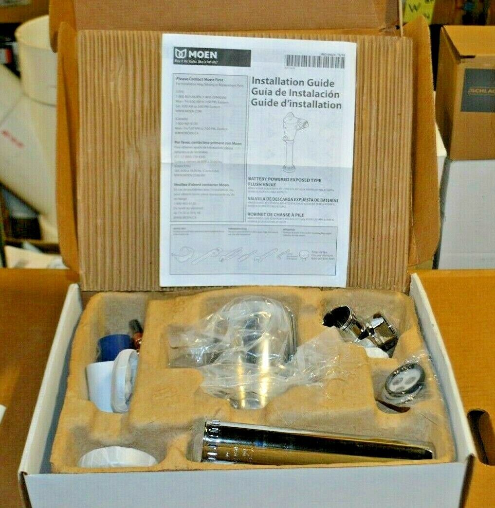 Moen Toilet Flushometer with 1 1/2" top spud from the Top Spud, Model 8310 - Northside Material Brokers