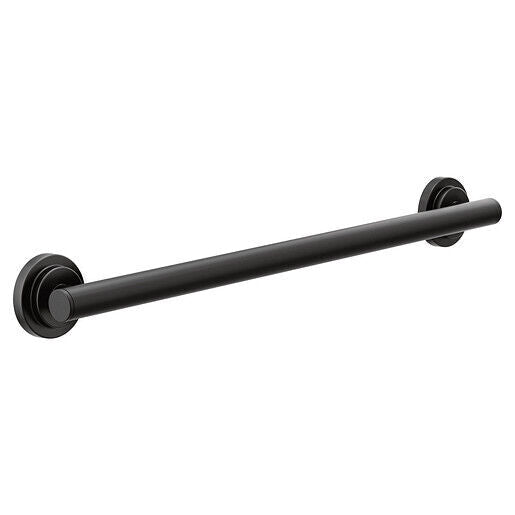 Moen YG0724BL Iso 24-Inch Designer Grab Bar, Matte Black - Northside Material Brokers