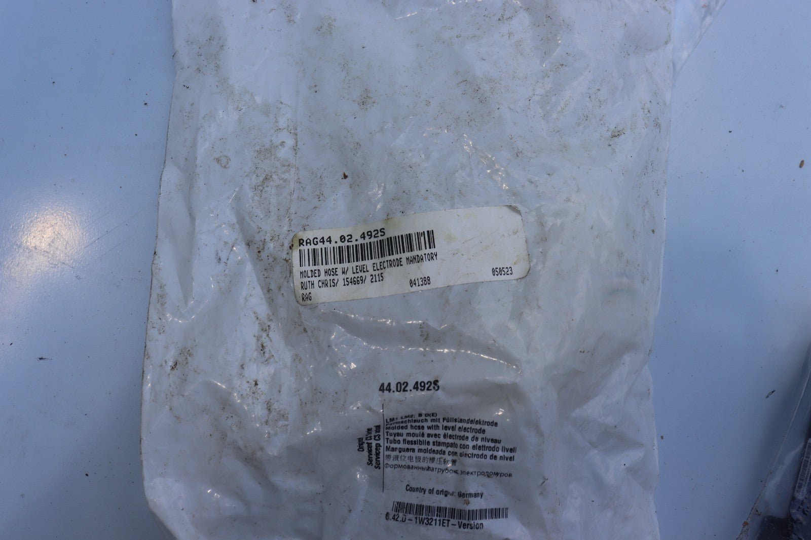 MOLDED HOSE WITH LEVEL ELECTRODE 44.02.492S - Genuine OEM Replacement Part - Northside Material Brokers