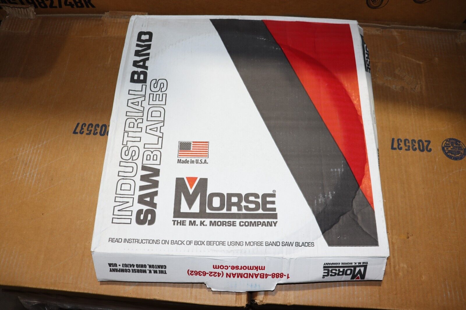 Morse Zweg083c58mat-13' 3 Band Saw Blade, 13 Ft. 3 In L, 1" W, 5/8 Tpi, 0.035" - Northside Material Brokers