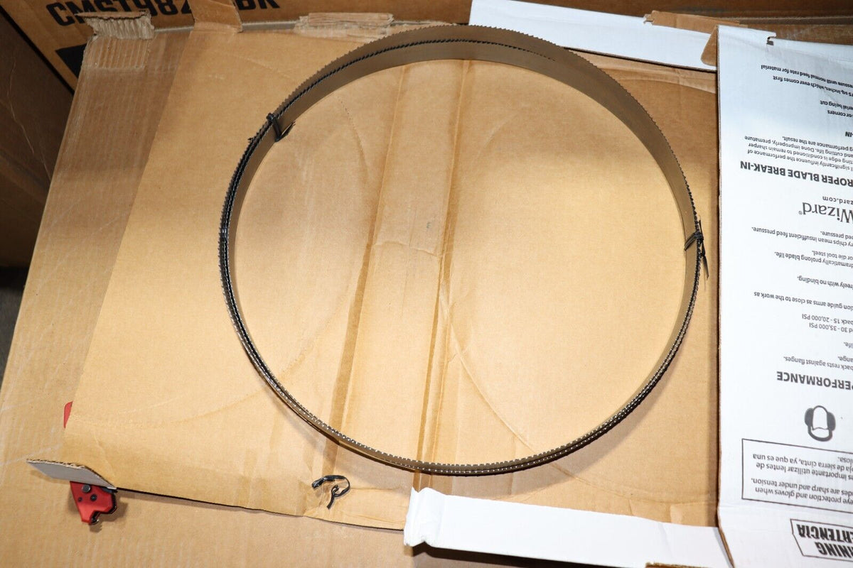 Morse Zweg083c58mat-13' 3 Band Saw Blade, 13 Ft. 3 In L, 1" W, 5/8 Tpi, 0.035" - Northside Material Brokers