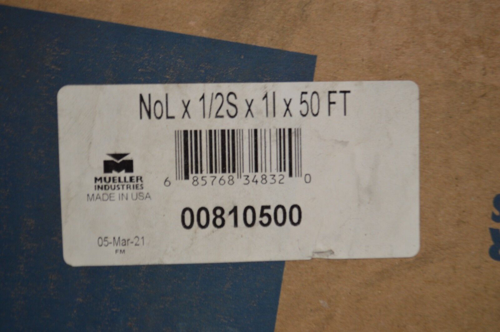 MUELLER INDUSTRIES NoL x 1/2S x 11 x 50ft LINE SET 00810500 - Northside Material Brokers