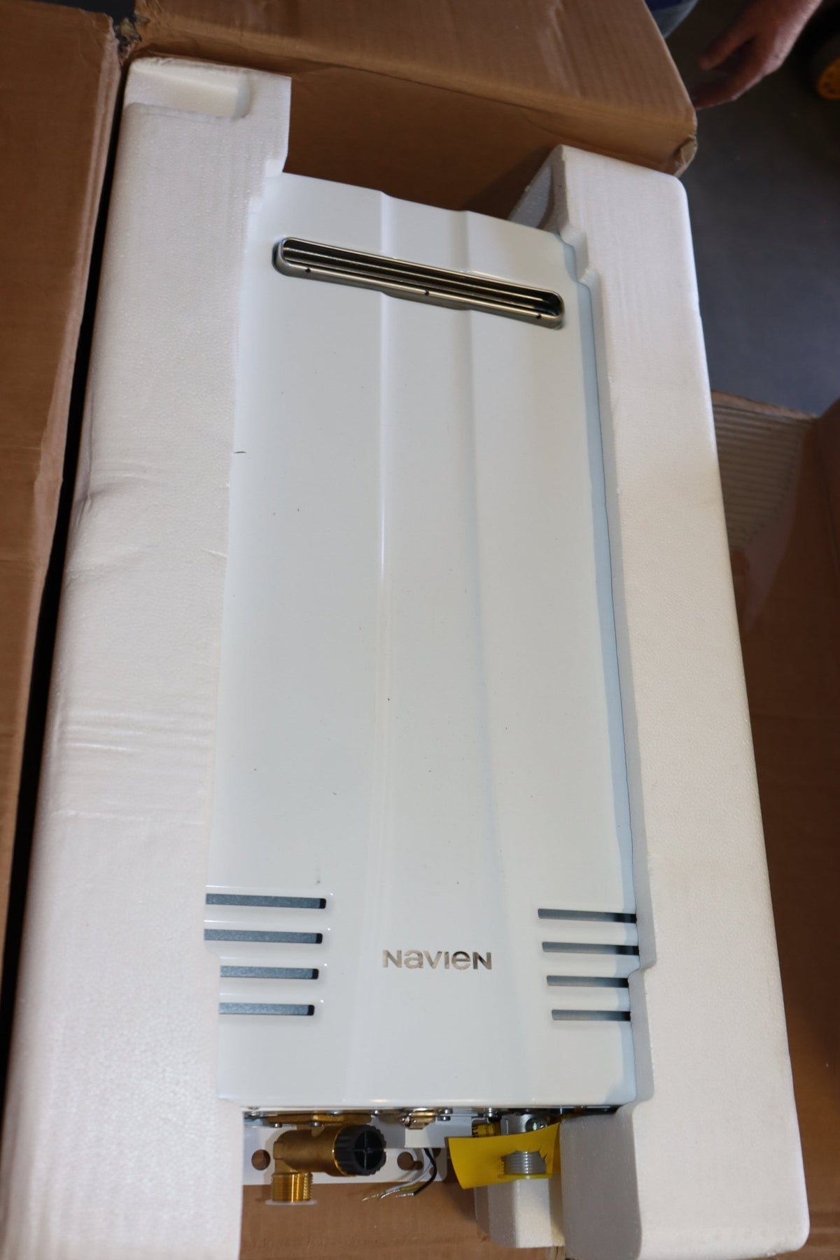 Navien 199 MBH Outdoor Non-Condensing Natural Gas Tankless Water Heater - Northside Material Brokers