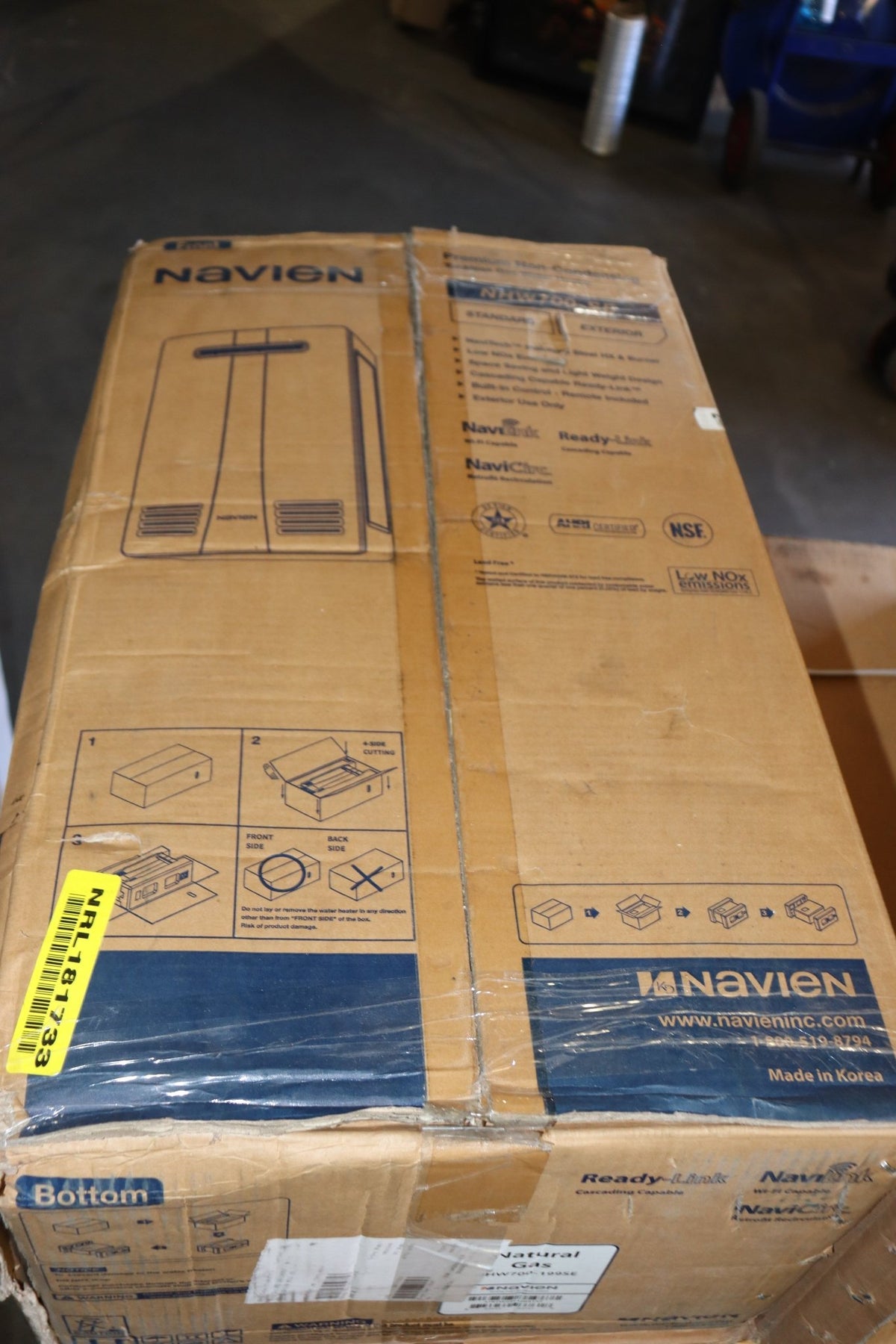 Navien 199 MBH Outdoor Non-Condensing Natural Gas Tankless Water Heater - Northside Material Brokers