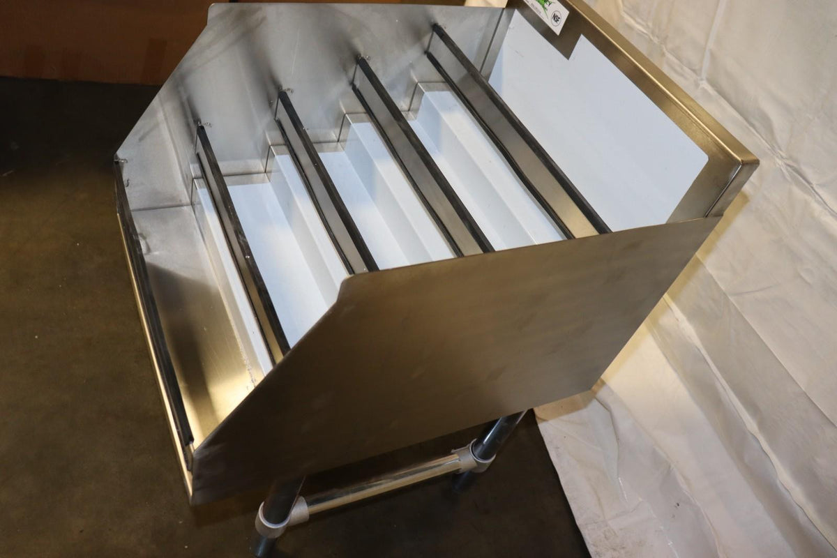NEW 18" Liquor Bottle Display Rack 5 Tier Storage Under Bar NSF Stainless Steel - Northside Material Brokers