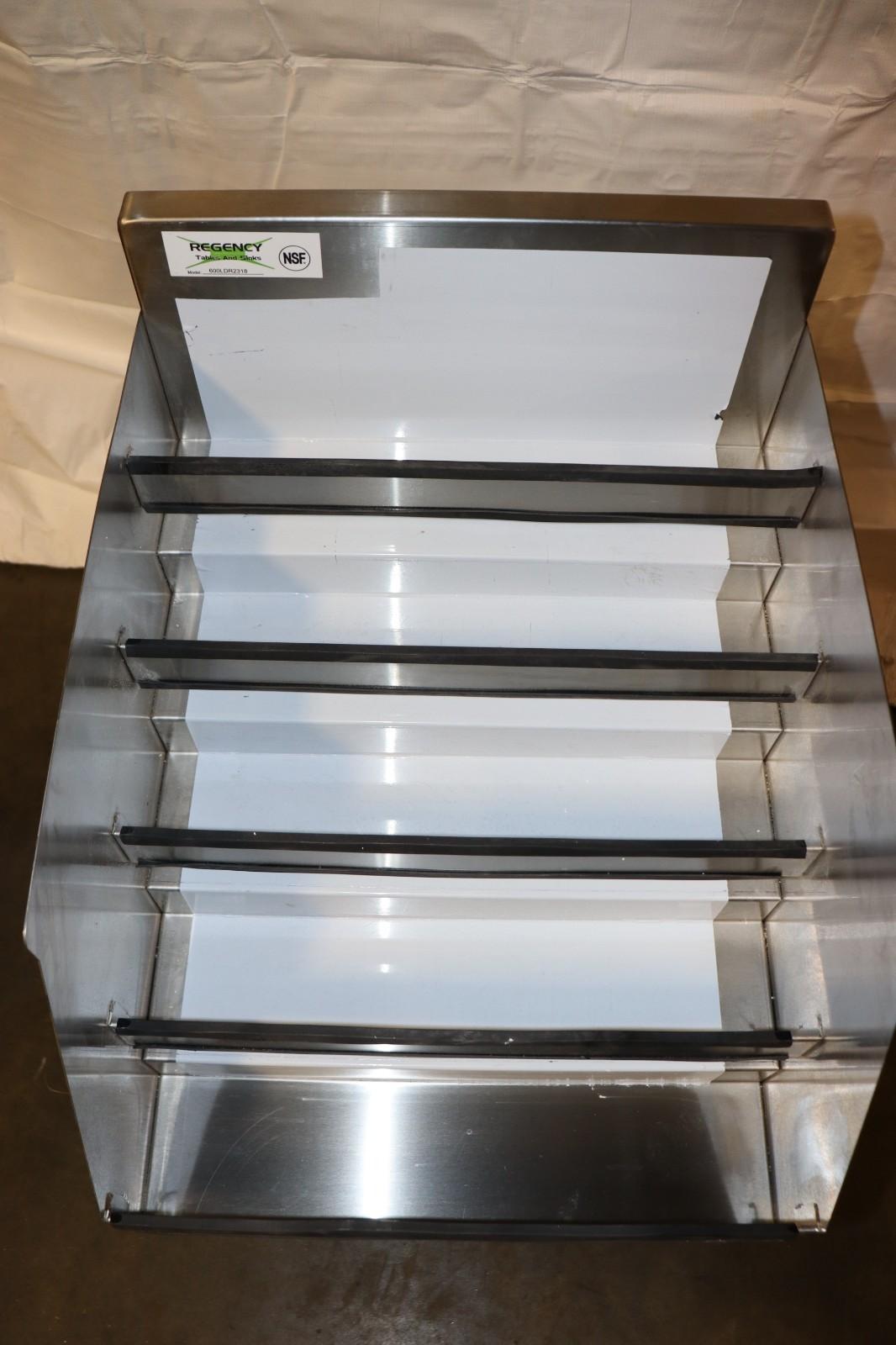 NEW 18" Liquor Bottle Display Rack 5 Tier Storage Under Bar NSF Stainless Steel - Northside Material Brokers