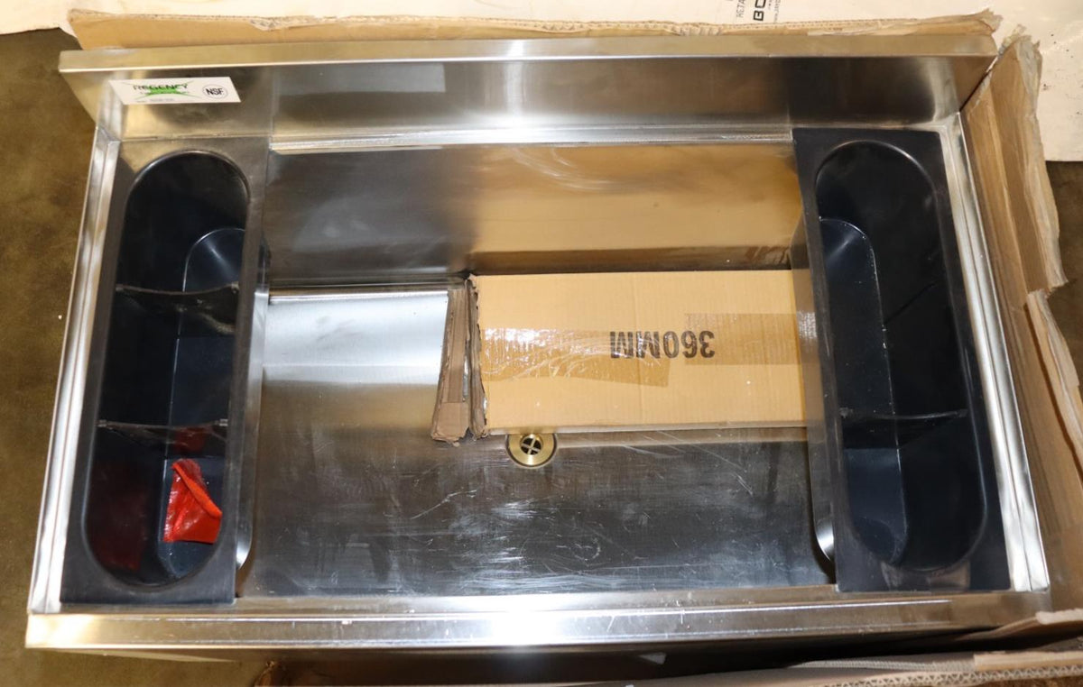 NEW 18X30 Under Bar Ice Bin Insulated 20 Gauge Stainless Regency 600IB1830 - Northside Material Brokers