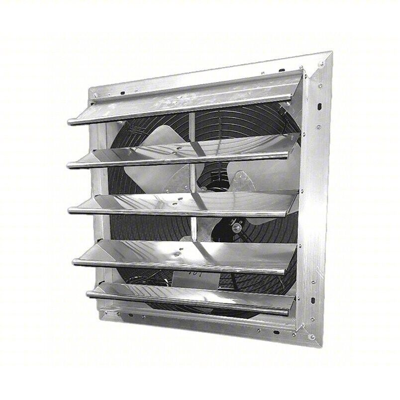 NEW - Dayton 484X41 18" Shutter Mount Exhaust Fan 1/4 HP 115V AC - Northside Material Brokers