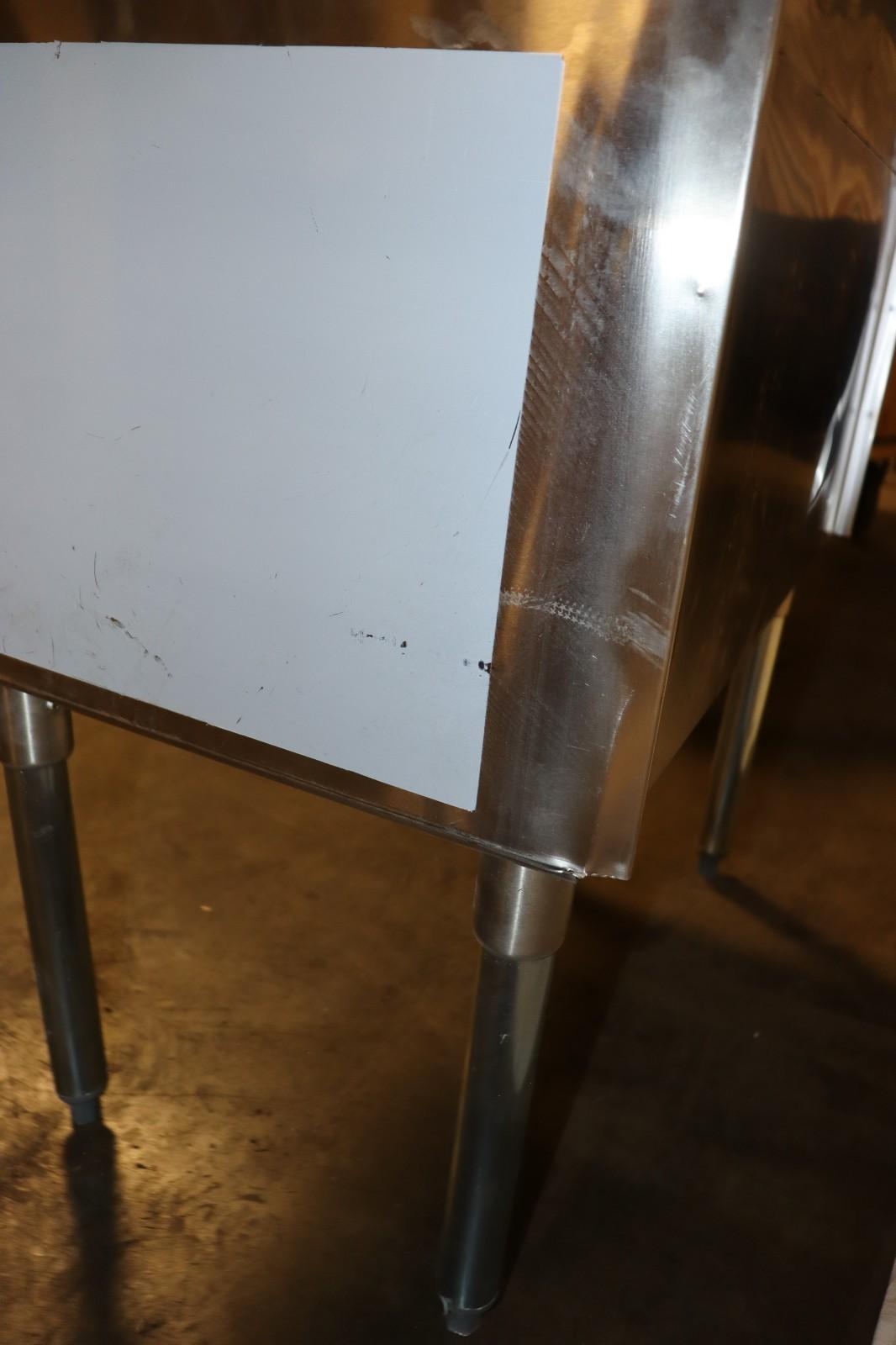 NEW Regency Underbar Stainless Steel Commercial NSF 98lb Ice Bin 18" x 30" Bar - Northside Material Brokers